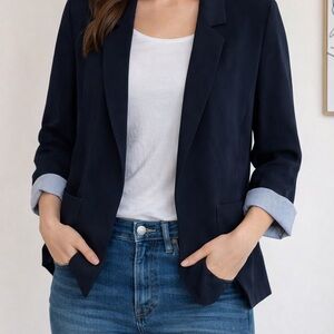 J. Crew Classic Navy Blazer - Excellent Condition Career Business Casual $108